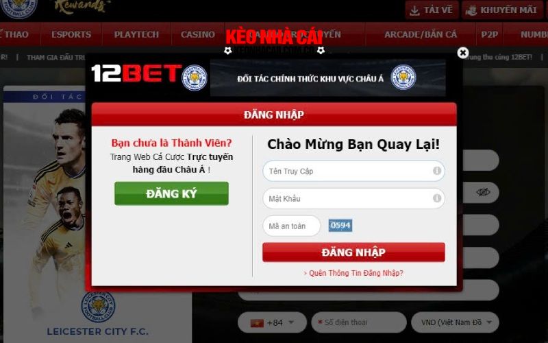 12BET 2 3 Cách đăng nhập 12BET nhanh