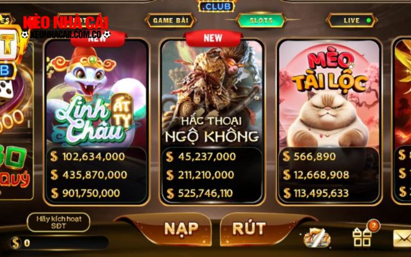 keonhacai 6 1 Tổng quan về cổng game đẳng cấp Hitclub 2025